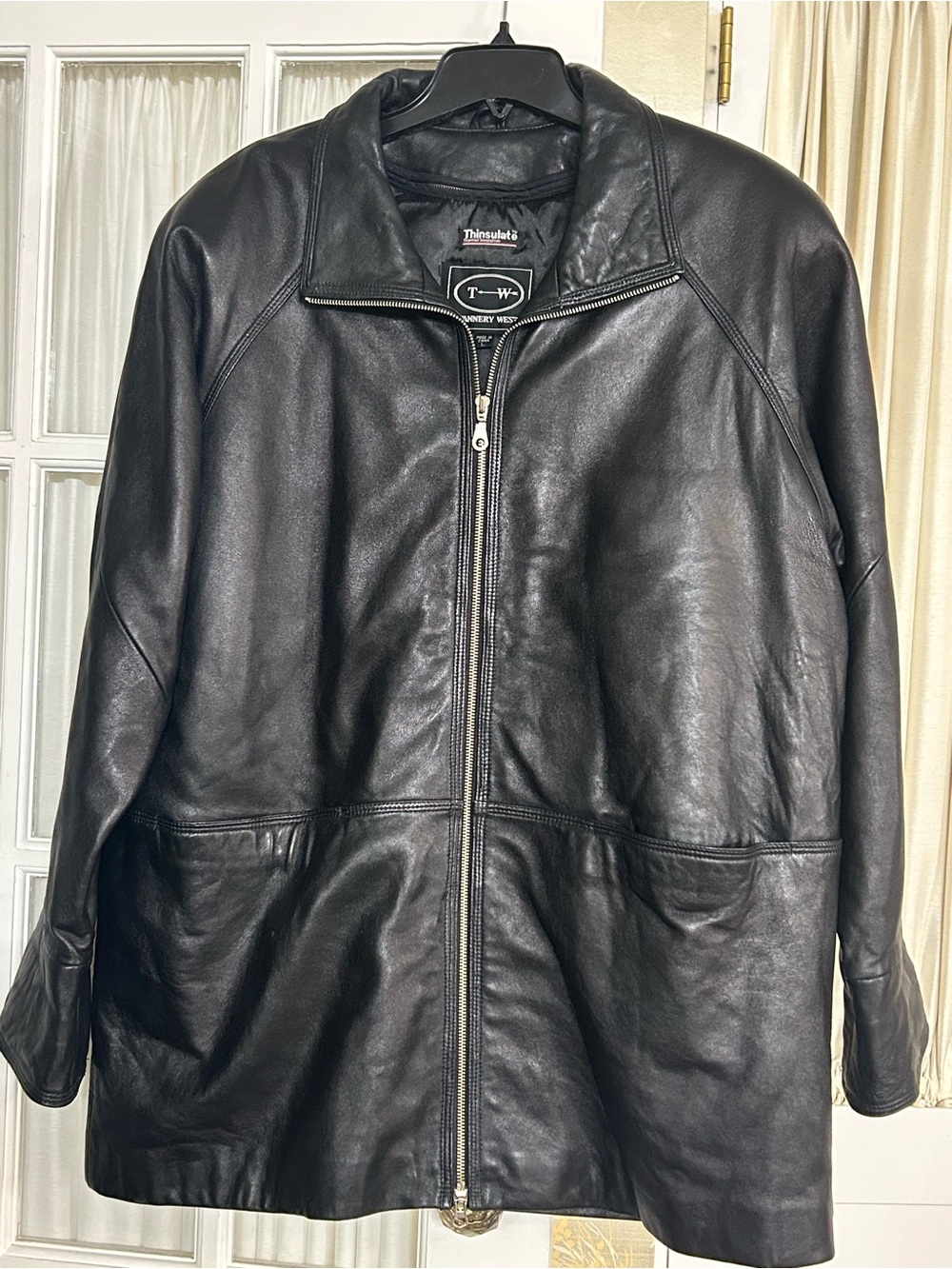 Men’s Tannery West 100% Pure Leather Zip-Front Jacket